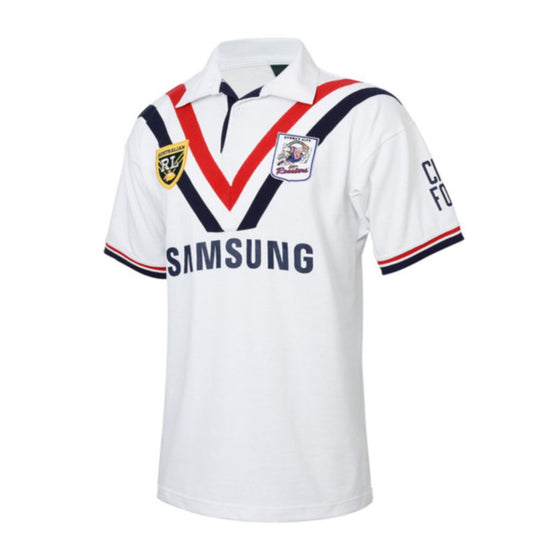 Sydney Roosters 1996 Retro Away Polo Shirt