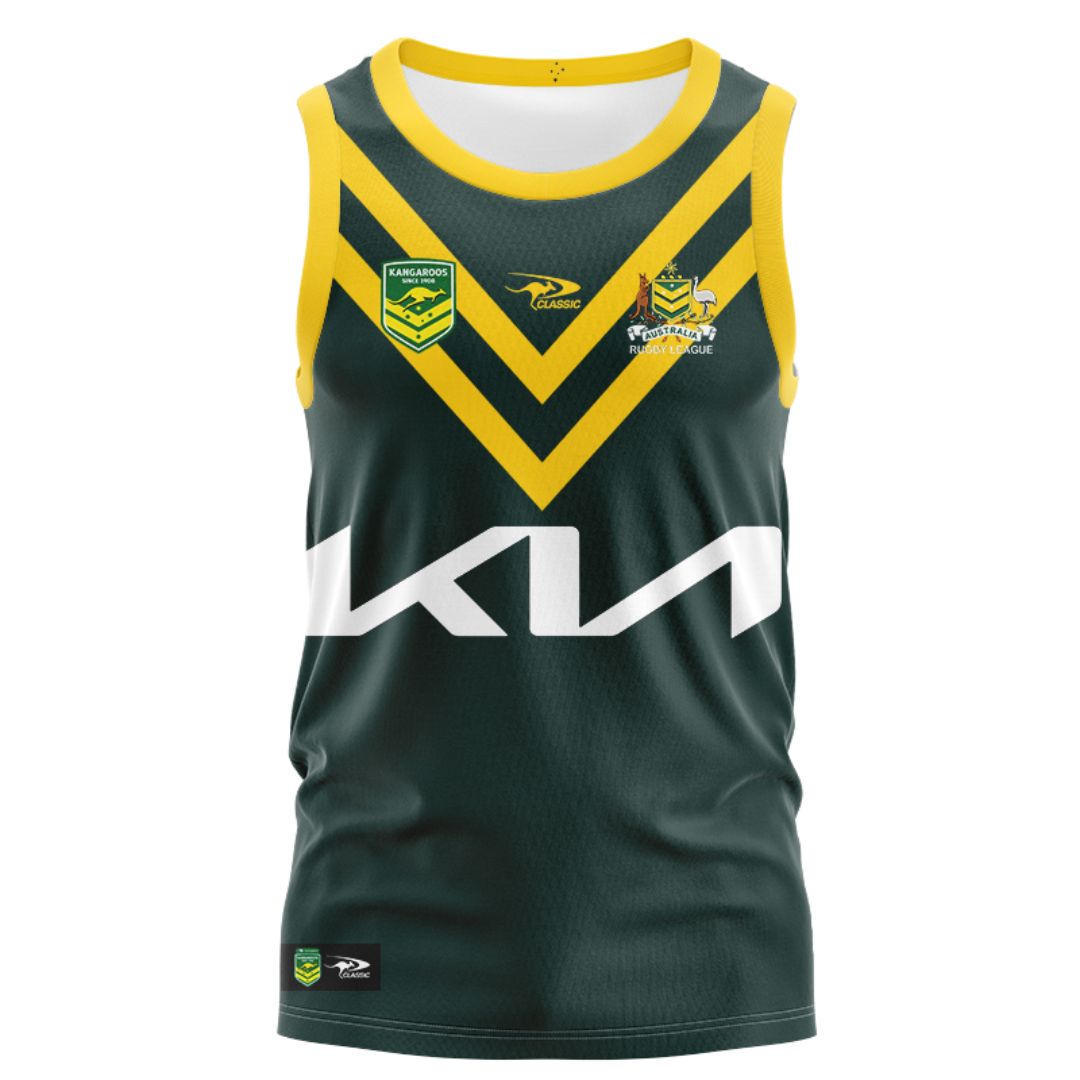 Australia Kangaroos 2024 Home Singlet