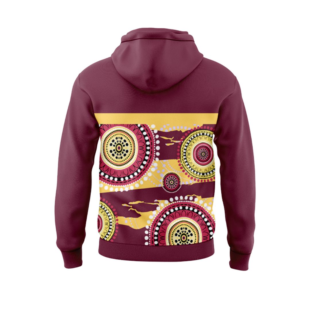 Brisbane Broncos 2024 Indigenous Training Hoodie
