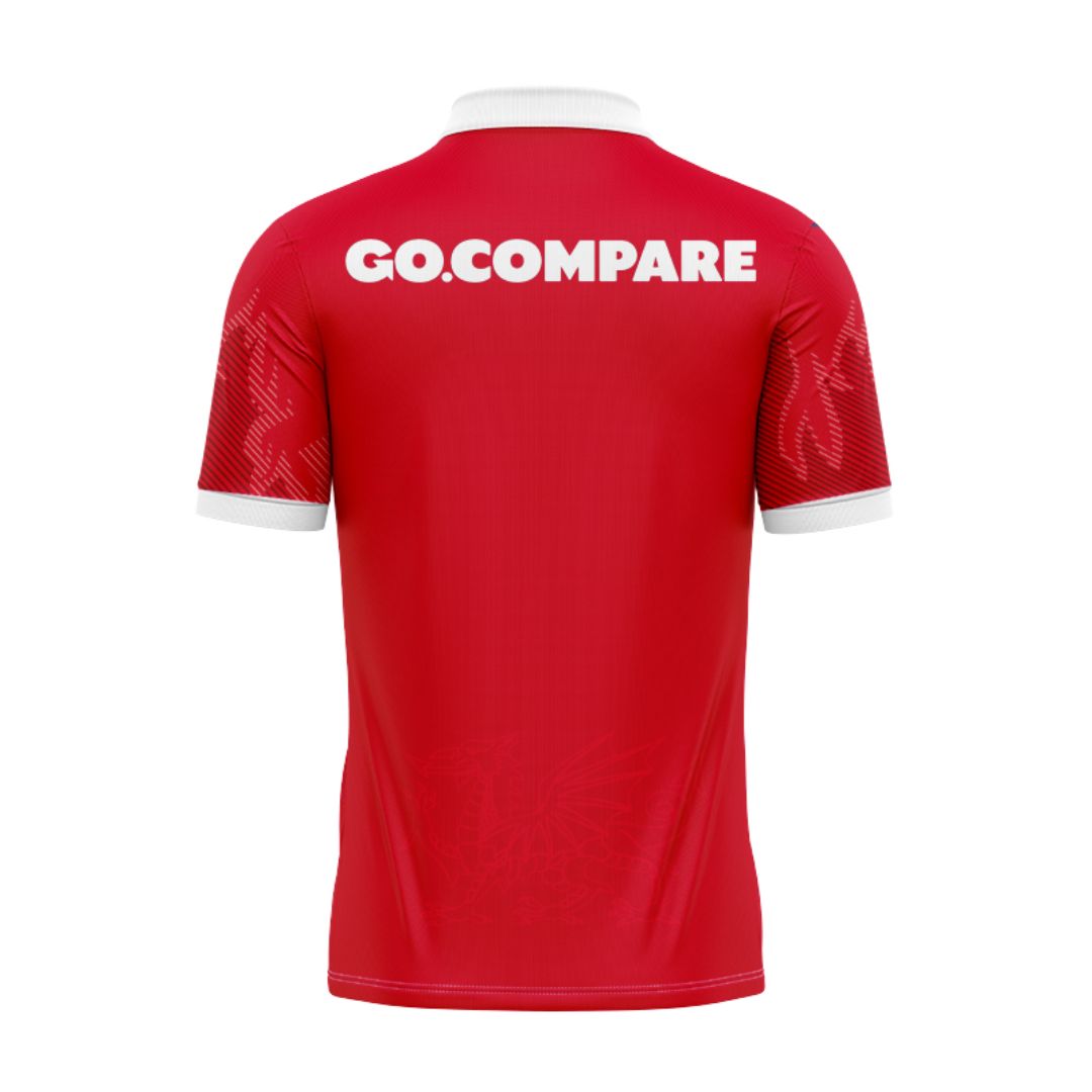 Wales Dragons Rugby 2024/25 Home Match Polo Shirt