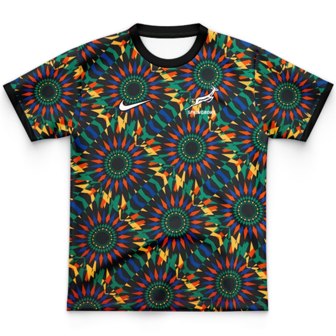 South Africa Springboks 2025 Kids Pre Match Jersey