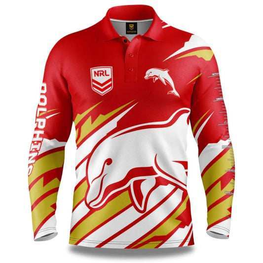 Redcliffe Dolphins 2024 Long Sleeve Ignition Fishing Shirt