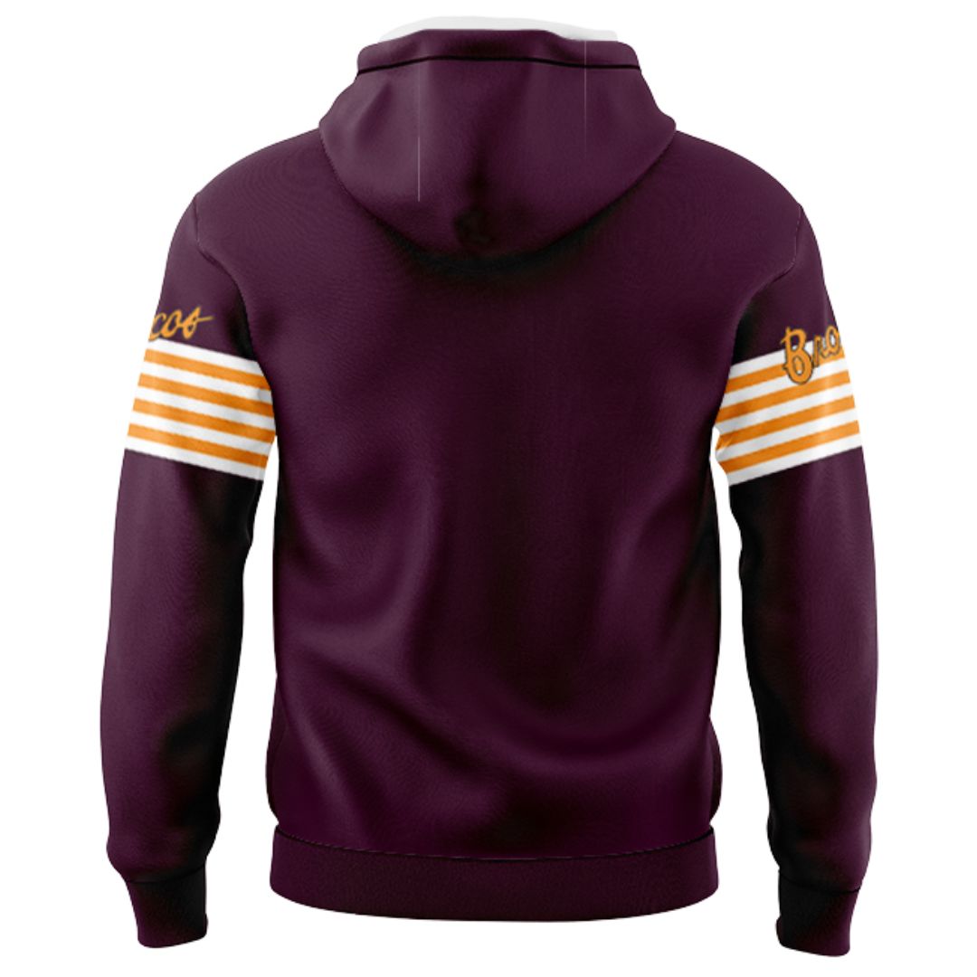 Brisbane Broncos 2025 Members Hoodie with Zipper