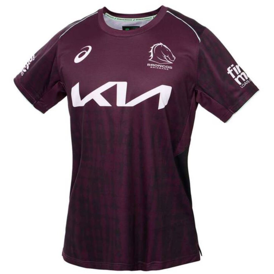 Brisbane Broncos 2025 Maroon Training Shirt