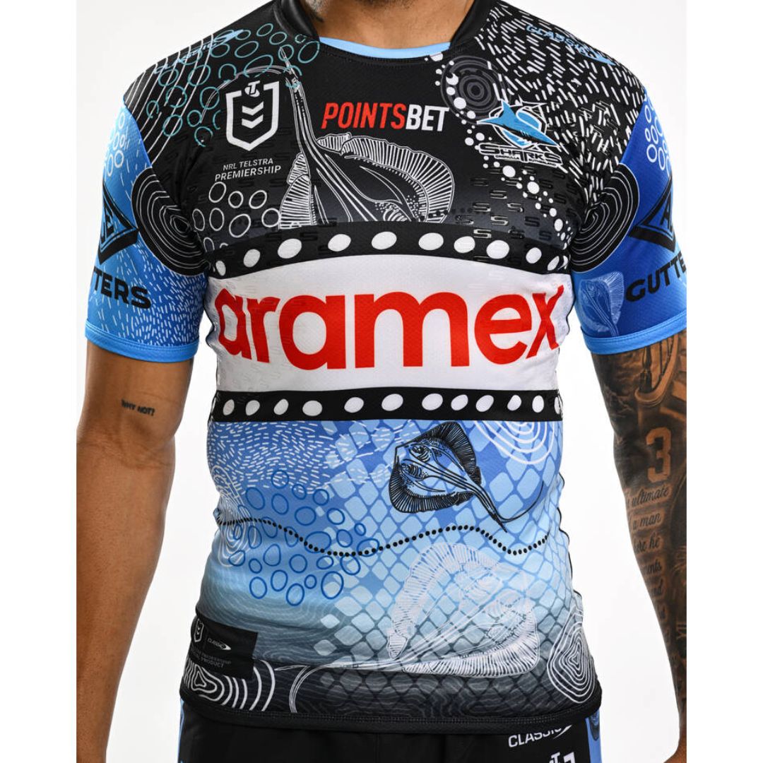 Cronulla Sutherland Sharks 2024 Indigenous Jersey