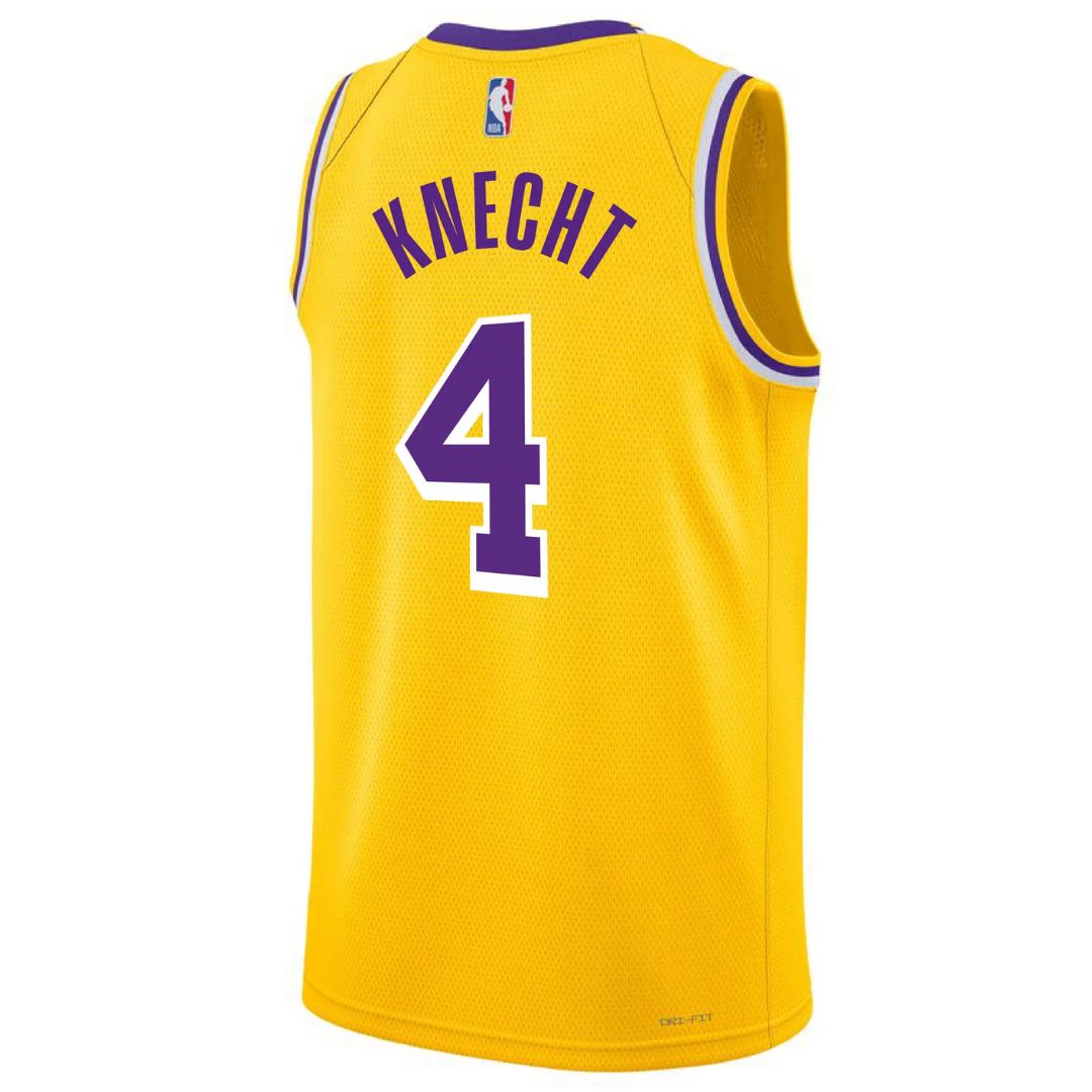 Los Angeles Lakers 2024/25 Dalton Knecht #4 Home Jersey