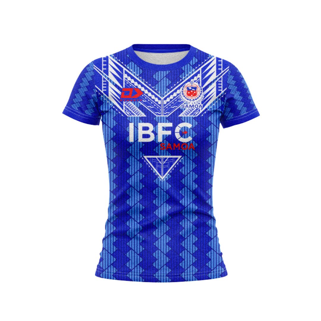 Toa Samoa 2024 Women's Rugby League Home Jersey