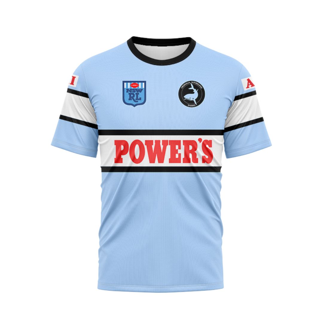 Cronulla Sutherland Sharks 1992 Retro Jersey