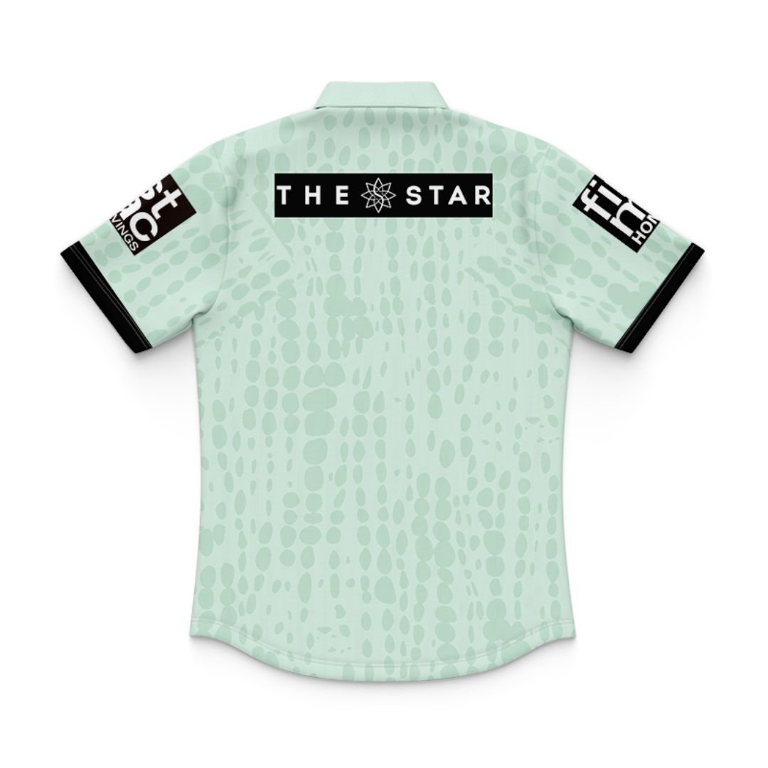 Brisbane Broncos 2025 Kids Mint Green Training Polo Shirt