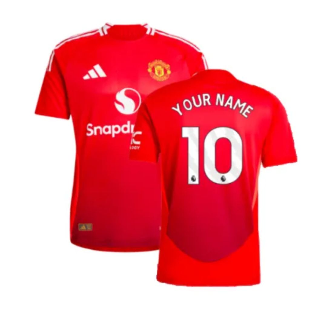 Manchester United 2024 25 Home Jersey Shirt Add Your Own Name Numbe Sports Jerseys Outlet