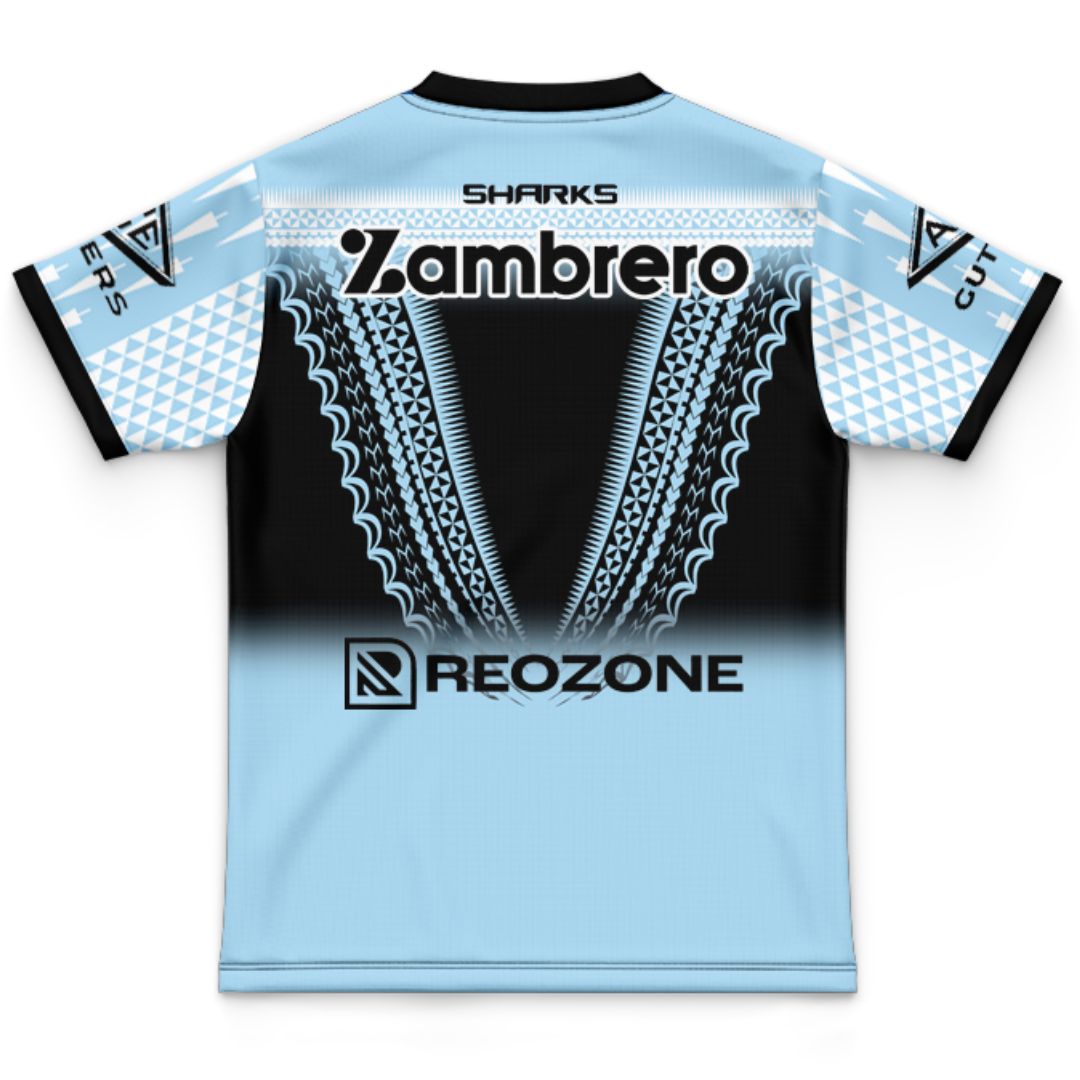 Cronulla Sutherland Sharks 2025 Kids Pasifika Jersey