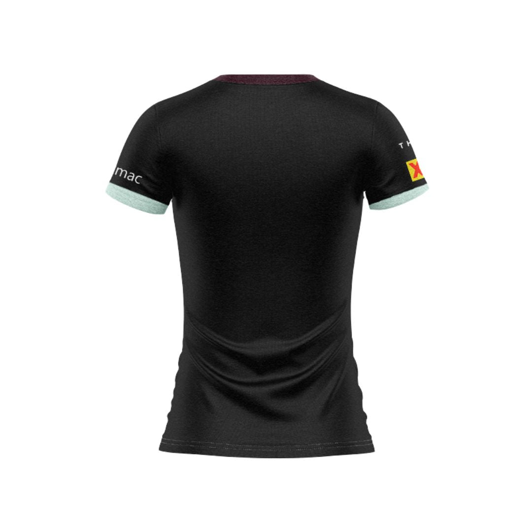 Brisbane Broncos 2025 Women's Black Front Shirt