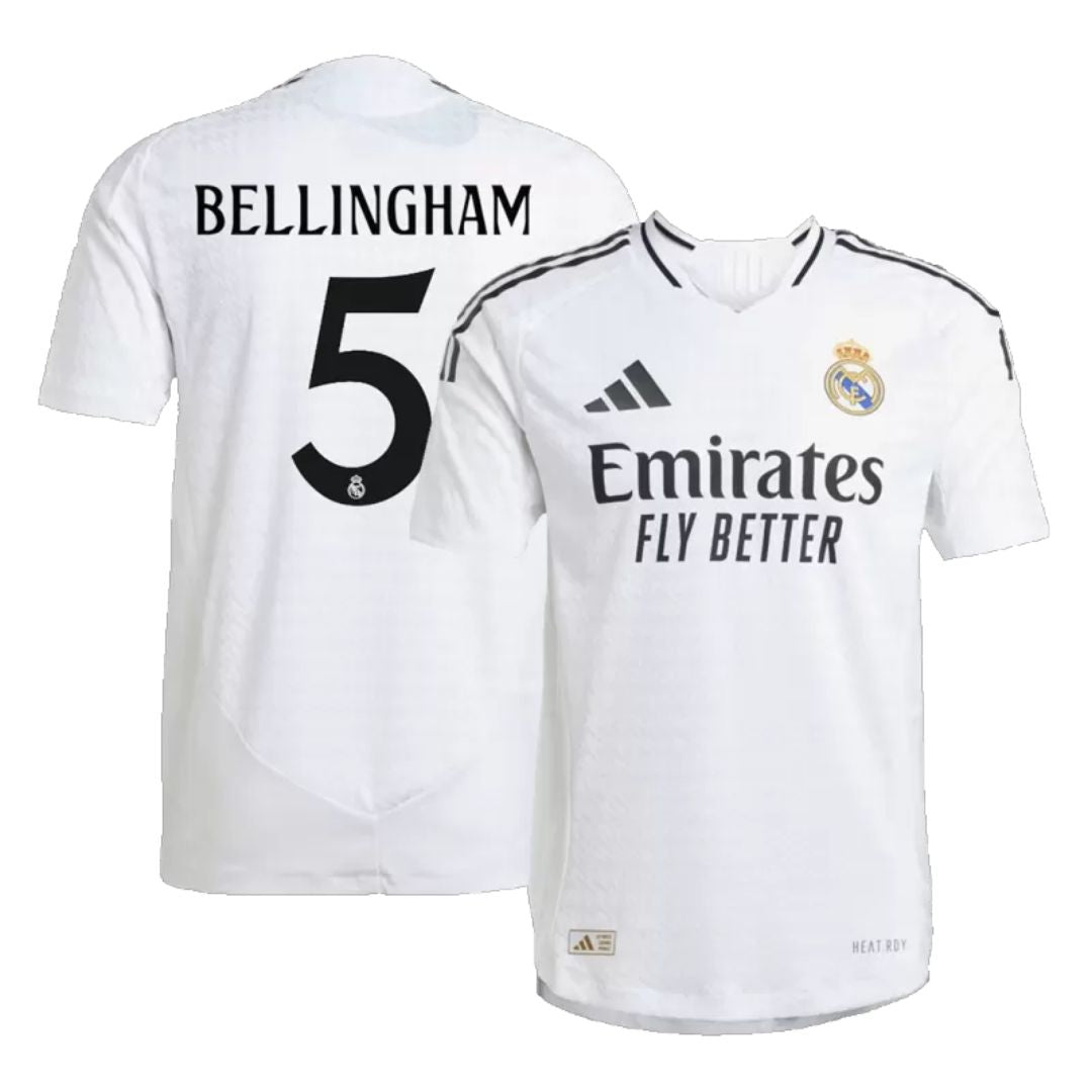 Real Madrid 2024/25 Bellingham #5 Home Jersey Shirt