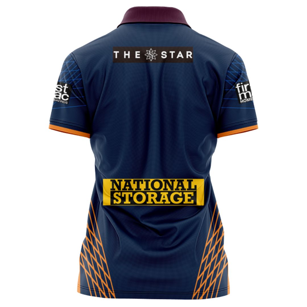 Brisbane Broncos 2000 Women's Retro Polo Shirt