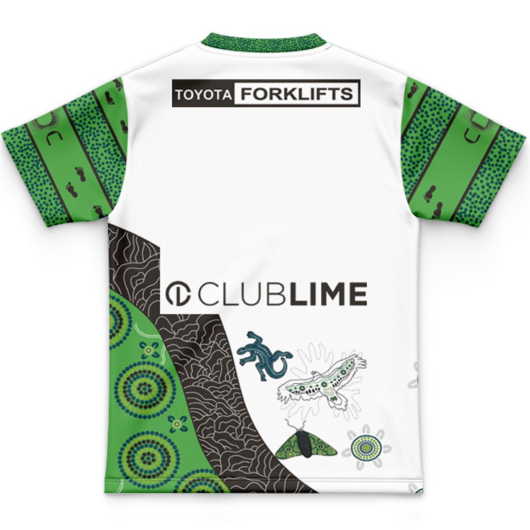 Canberra Raiders 2025 Kids Indigenous Jersey