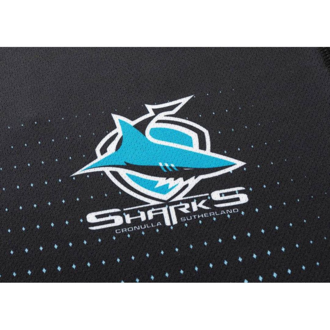 Cronulla Sutherland Sharks 2025 Black Training Shirt