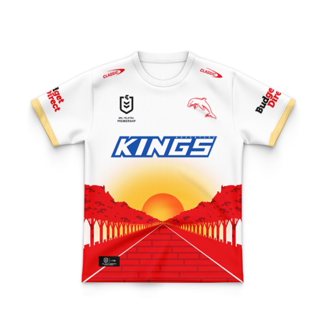 Redcliffe Dolphins 2024 Kids ANZAC Jersey