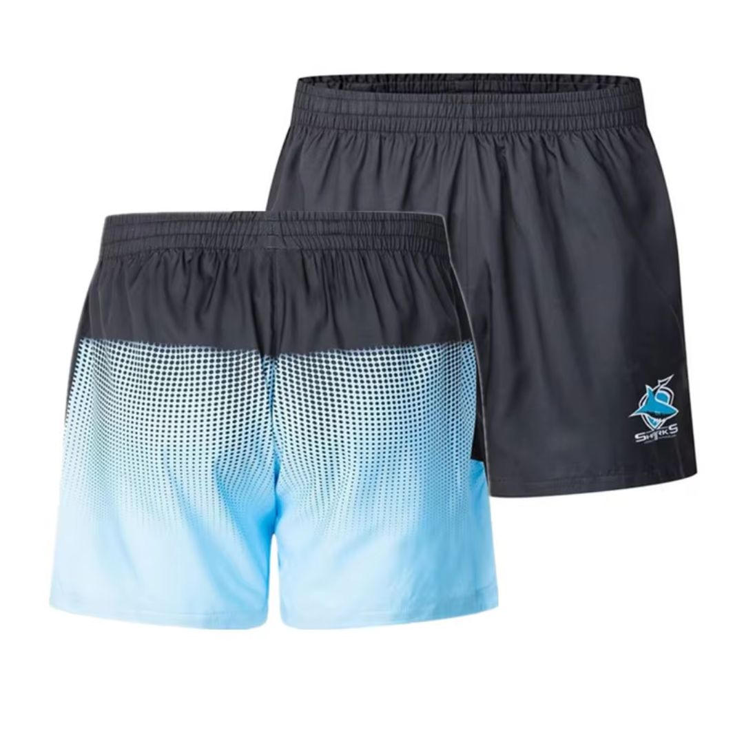 Cronulla Sutherland Sharks 2025 Long Gym Shorts
