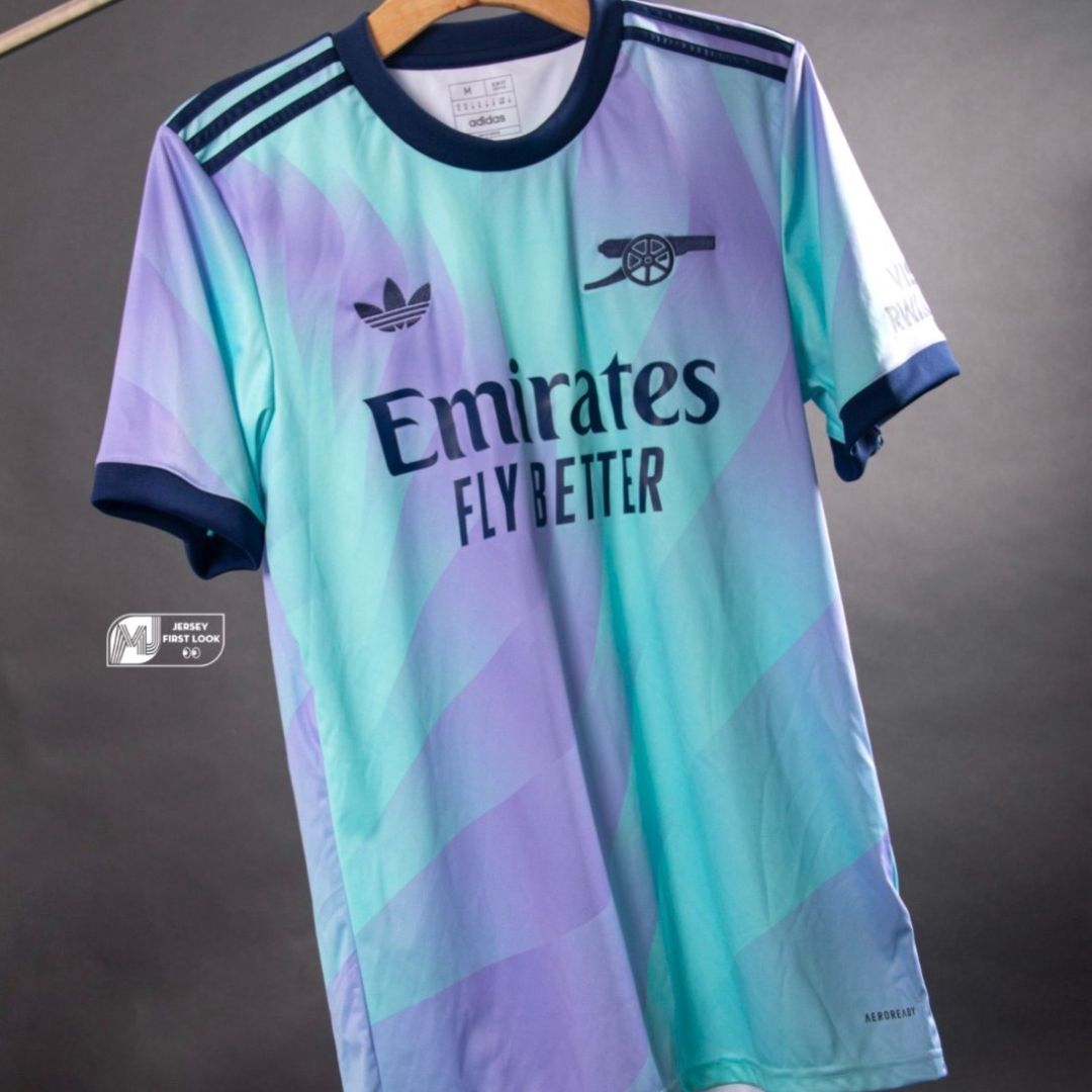 Arsenal Gunners 2024/25 3rd Jersey Shirt (Add Your Own Name & Number)