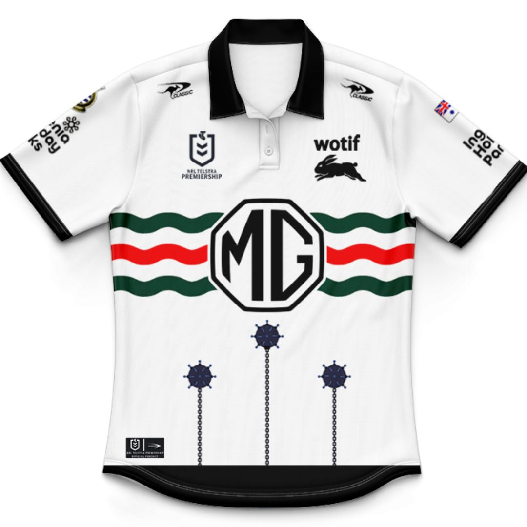 South Sydney Rabbitohs 2025 Kids ANZAC Polo Shirt