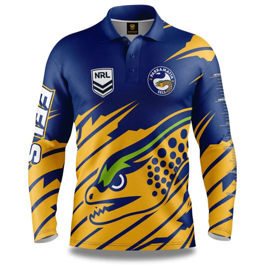Parramatta Eels 2024 Long Sleeve Ignition Fishing Shirt
