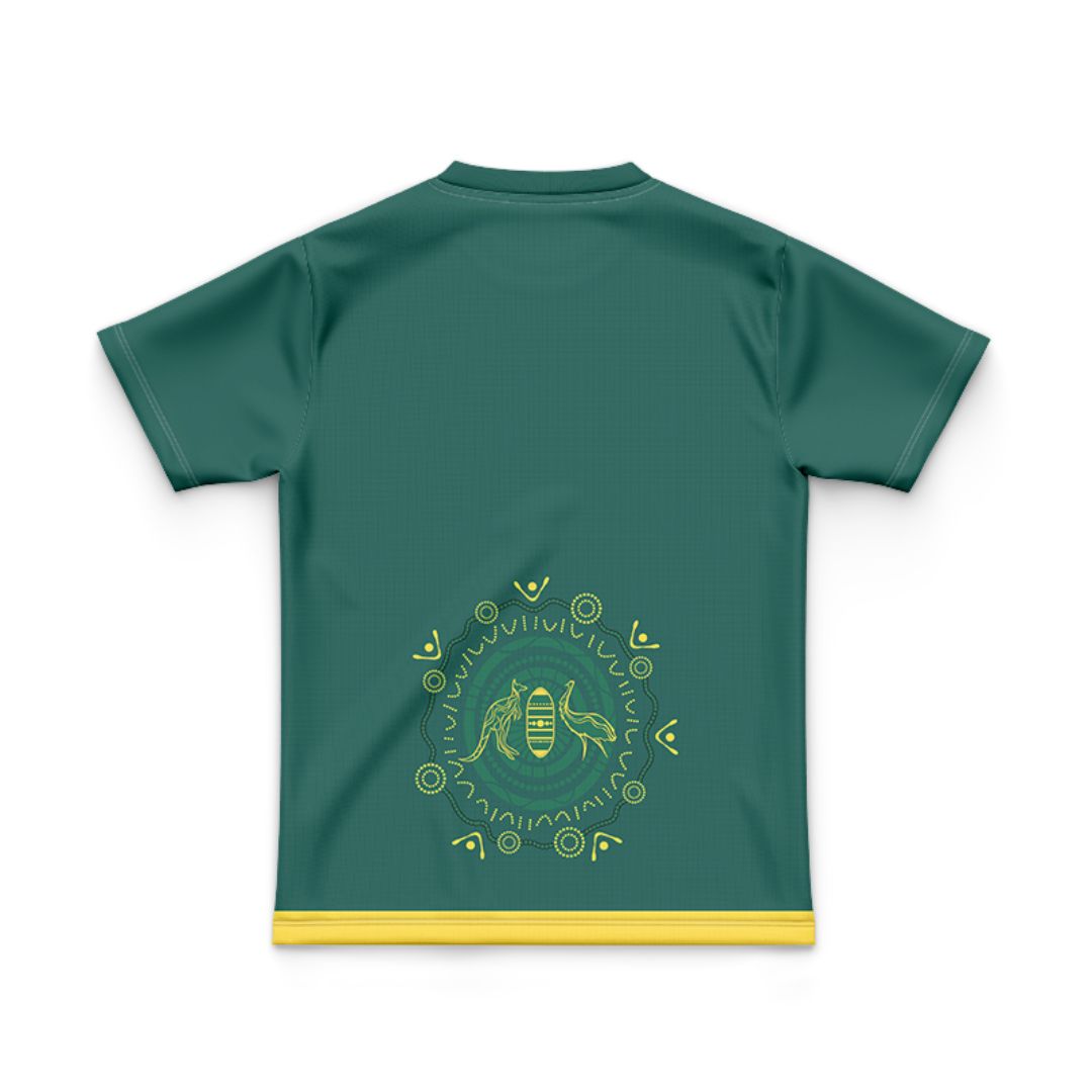Australia Kangaroos 2024 Kids Indigenous Jersey