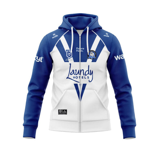 Canterbury Bankstown Bulldogs 2025 Home Hoodie With Zipper