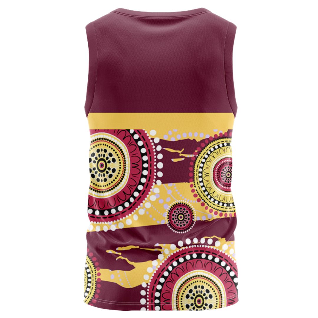 Brisbane Broncos 2024 Indigenous Training Singlet