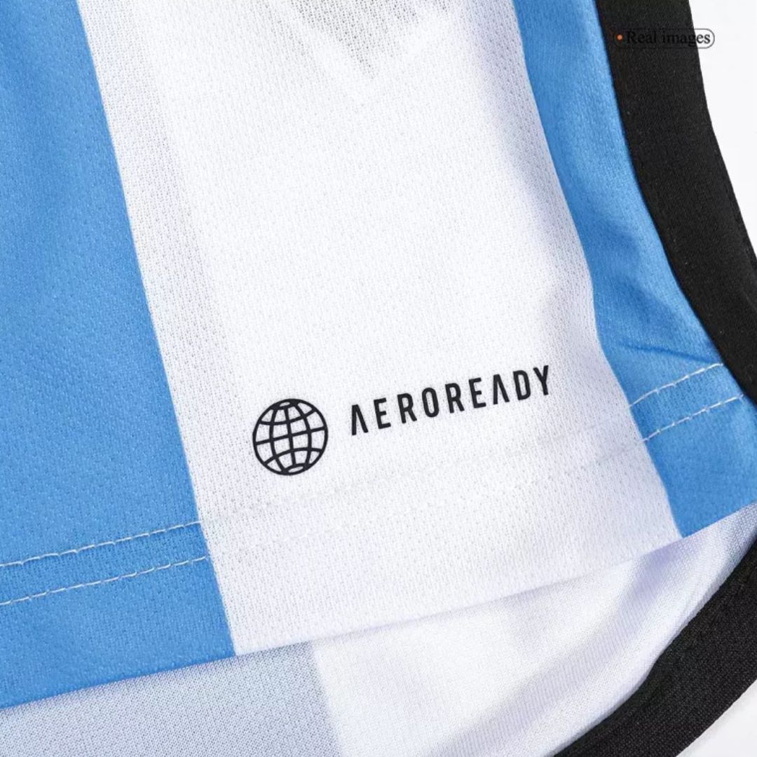 Argentina 2022/23 World Cup Home Kit - Includes Shirt, Shorts & Socks (3 Stars)