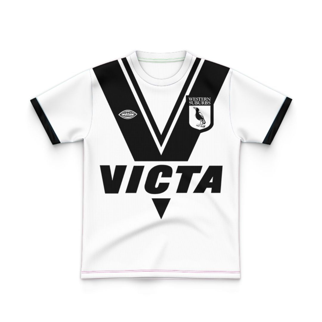 Western Suburbs Magpies 1978 Kids Retro Alternate Jersey