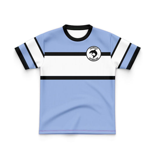 Cronulla Sutherland Sharks 1973 Kids Retro Jersey