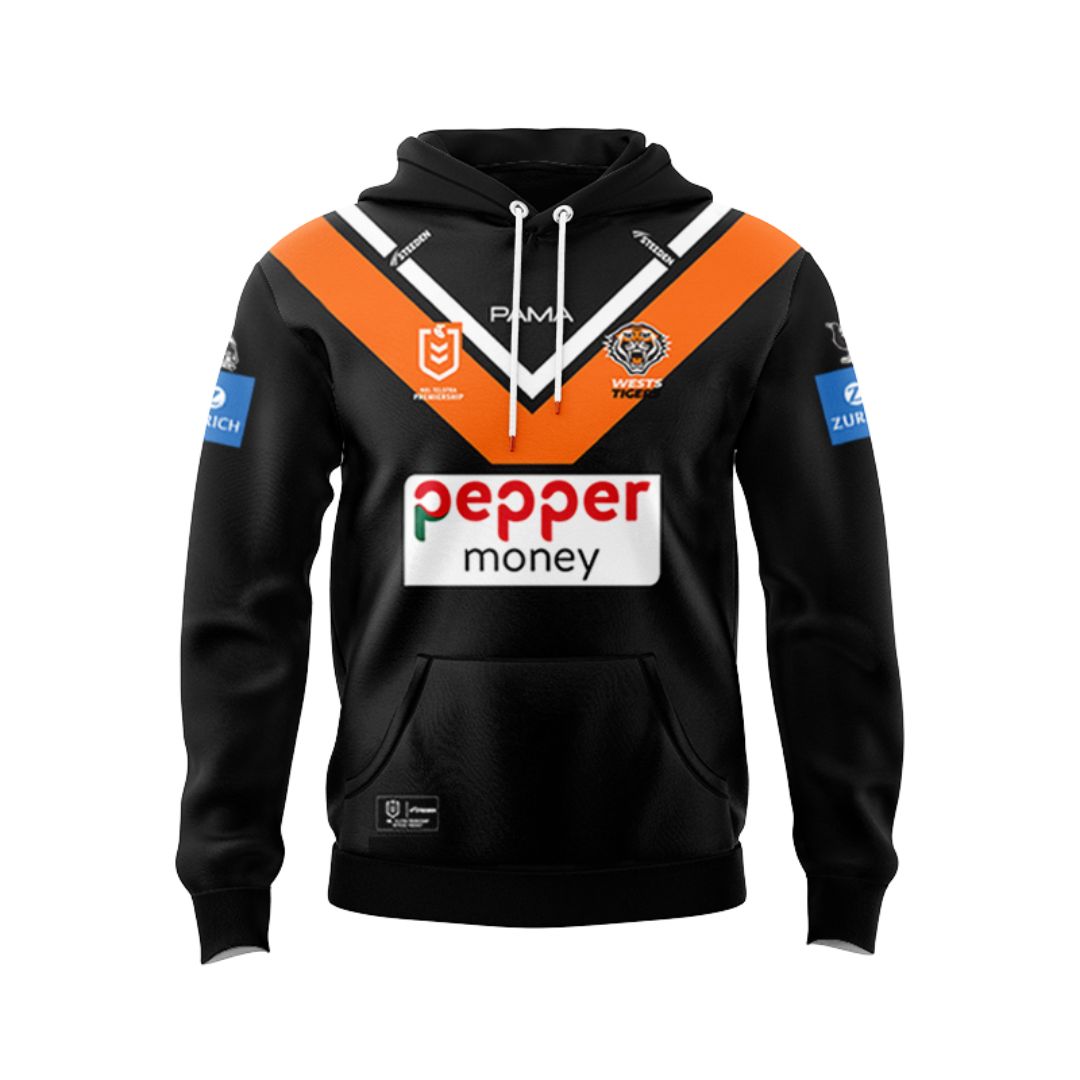 Wests Tigers 2025 Home Hoodie