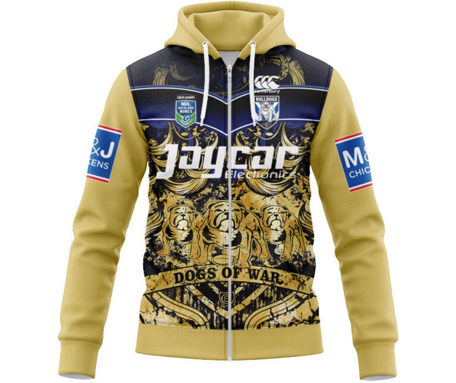 Canterbury Bankstown Bulldogs 2014 Auckland Nines Hoodie with Zipper