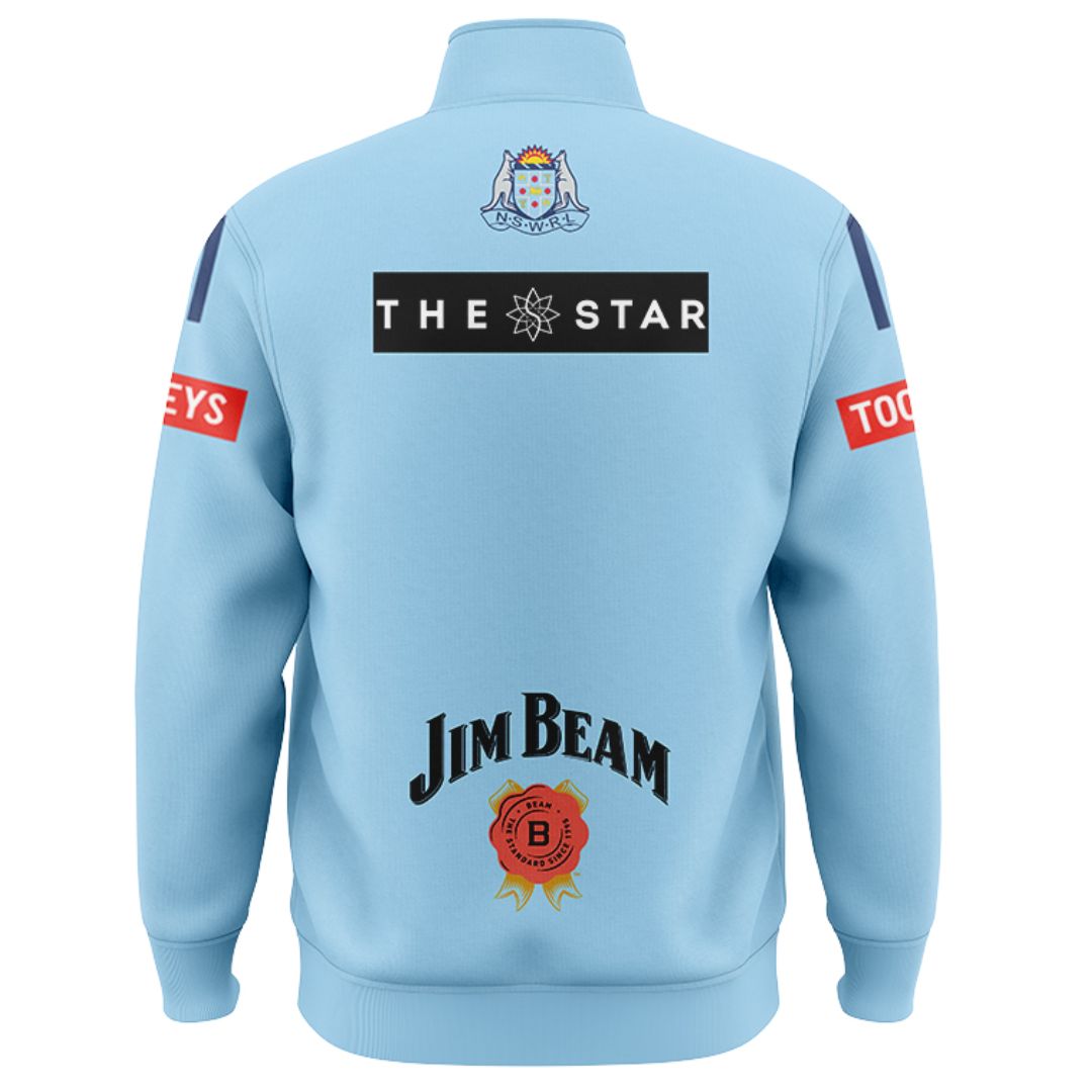 NSW Blues State Of Origin 2025 Home Jacket with Zipper
