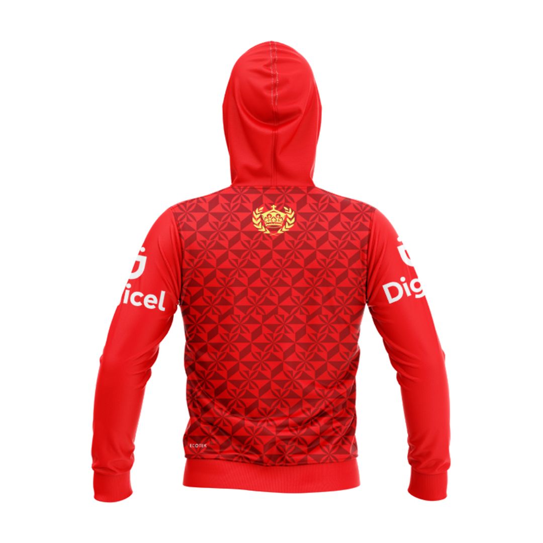 Mate Ma'a Tonga 2024 Rugby League Hoodie with Zipper