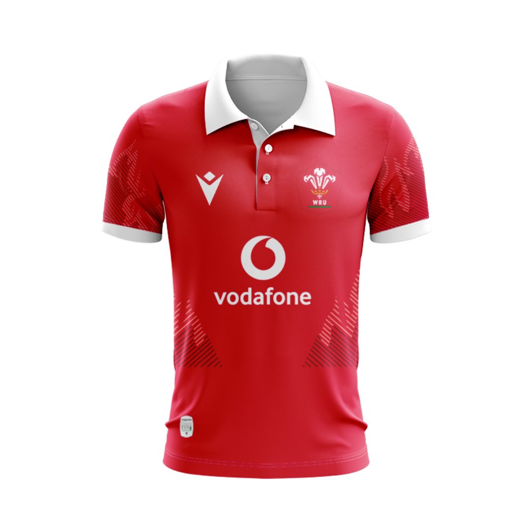 Wales Dragons Rugby 2024/25 Home Match Polo Shirt