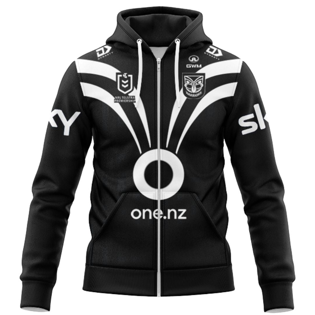 New Zealand Warriors 2025 Dear Warrior Hoodie with Zipper