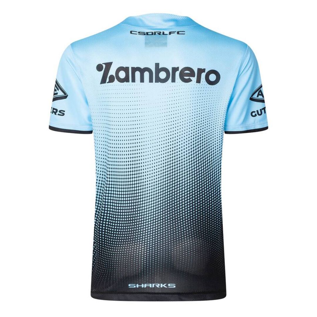 Cronulla Sutherland Sharks 2025 Sky Blue Training Shirt