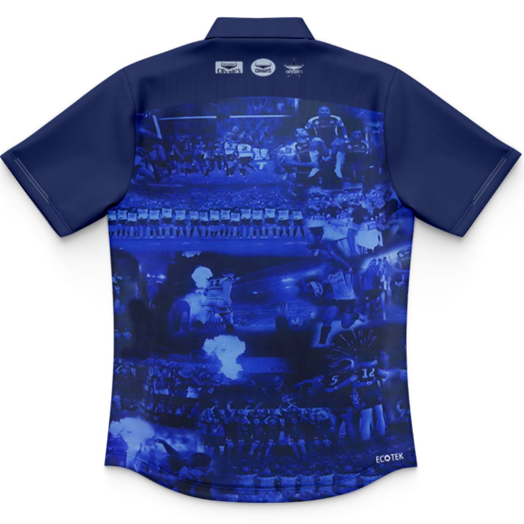 North Queensland Cowboys 2025 Kids Warm Up Polo Shirt
