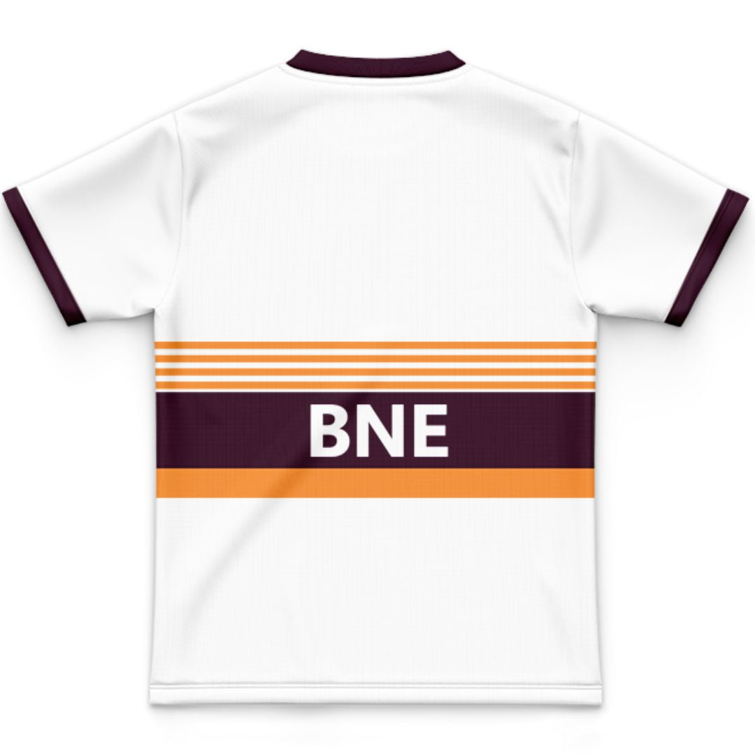 Brisbane Broncos 2025 Kids Run Out Shirt
