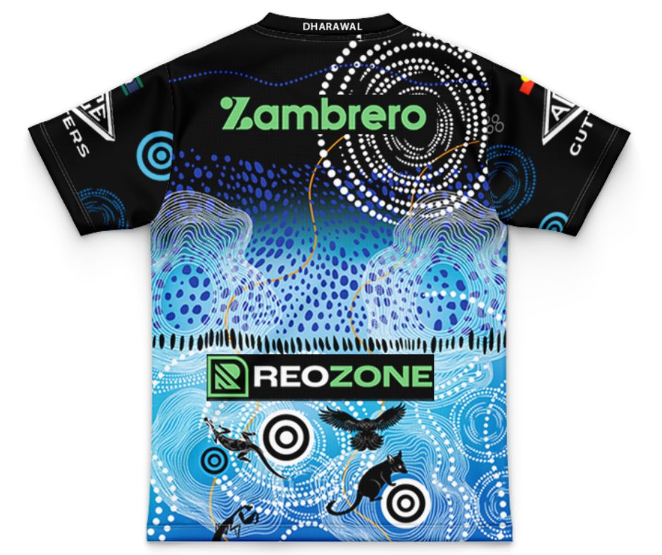 Cronulla Sutherland Sharks 2025 Kids Indigenous Jersey