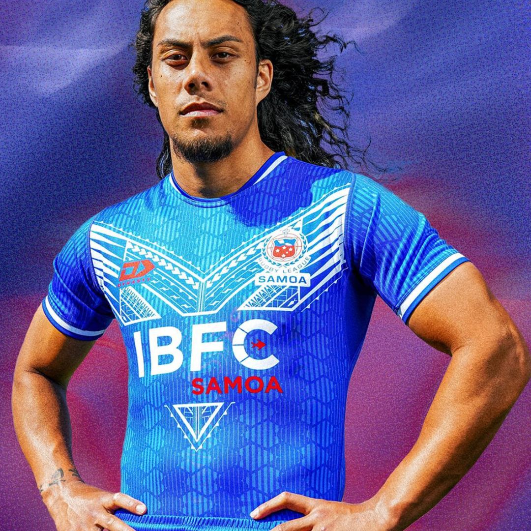 Toa Samoa 2024 Rugby League Home Jersey