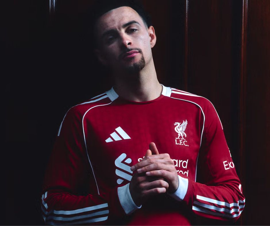 Liverpool 2025/26 Player's Edition Long Sleeve Home Jersey Shirt