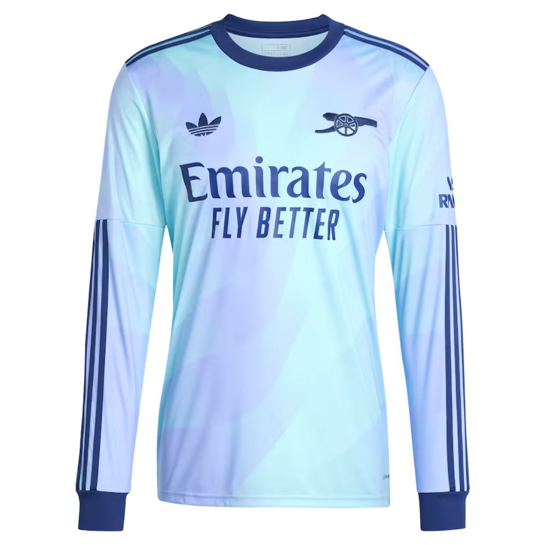 Arsenal Gunners 2024/25 Rice #41 Long Sleeve 3rd Jersey Shirt