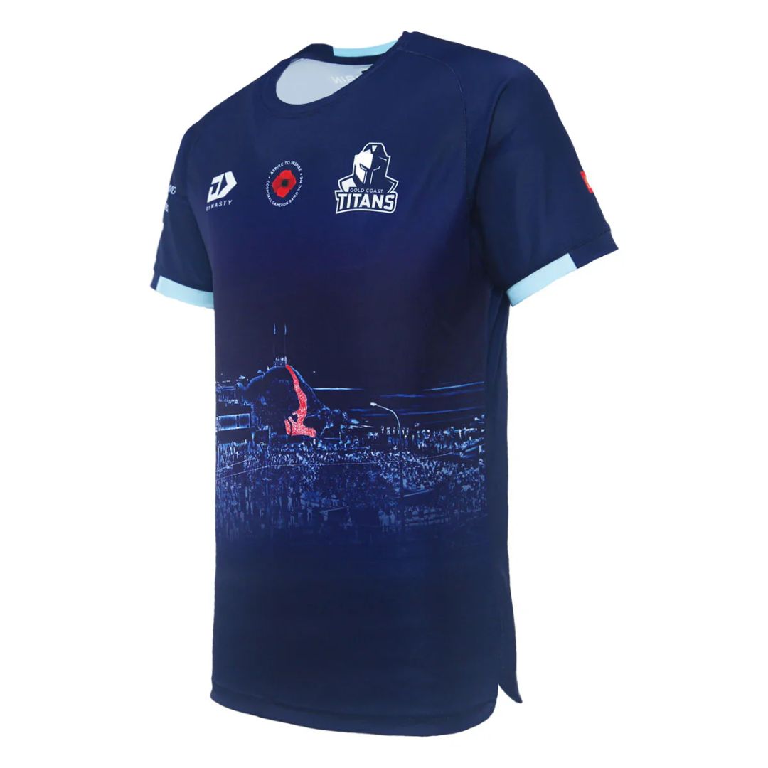 Gold Coast Titans 2024 ANZAC Warm Up Shirt