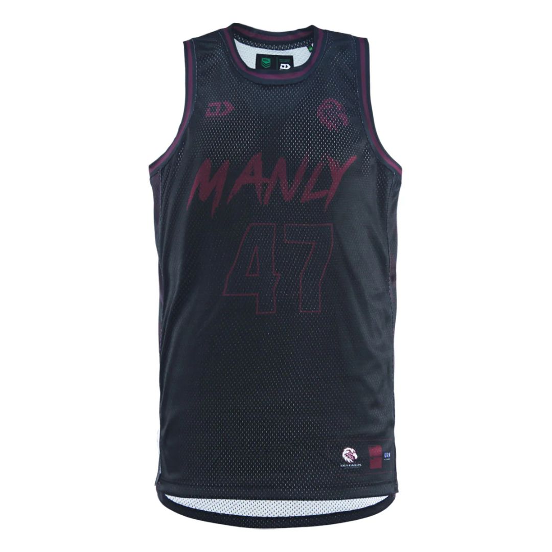 Manly Warringah Sea Eagles 2025 Basketball Singlet
