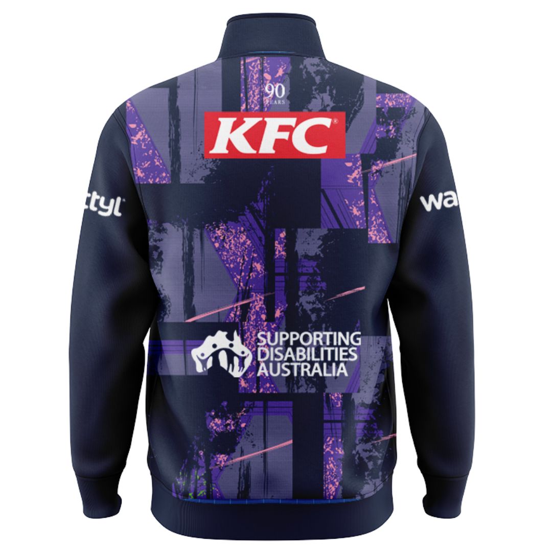 Canterbury Bankstown Bulldogs 2025 Captains Run Jacket with Zipper