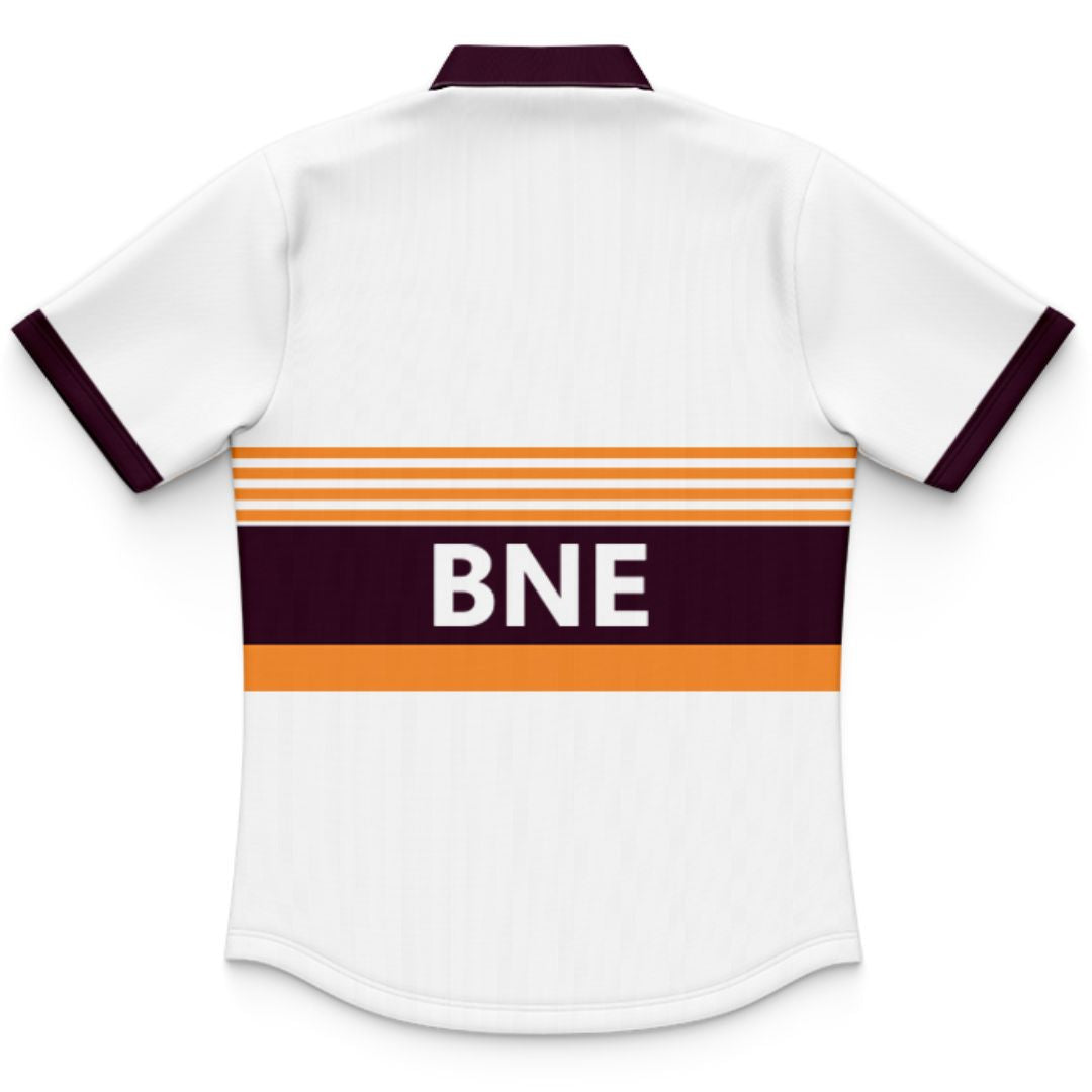Brisbane Broncos 2025 Kids Run Out Polo Shirt