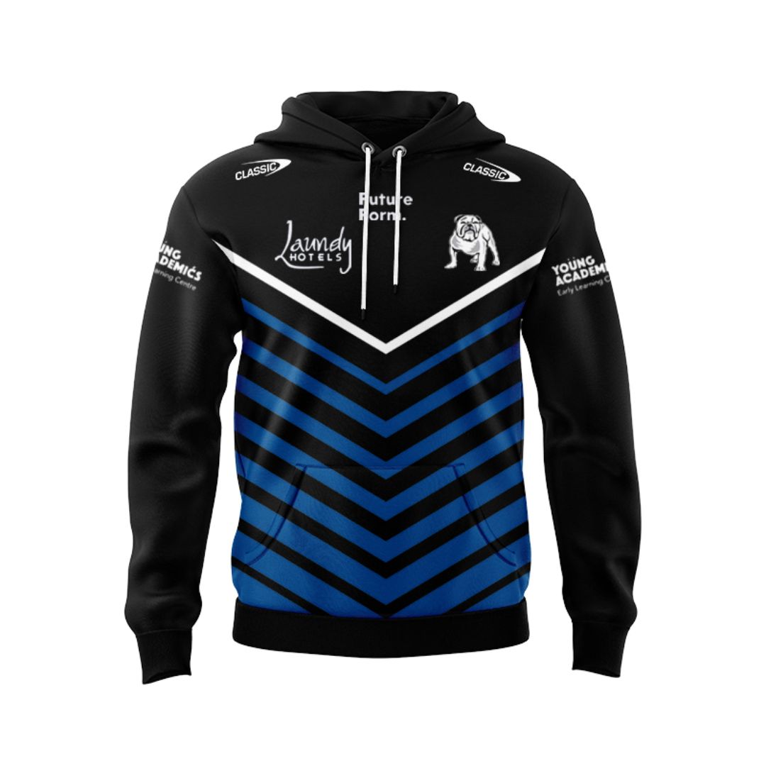 Canterbury Bankstown Bulldogs 2024 Kids Warm Up Hoodie