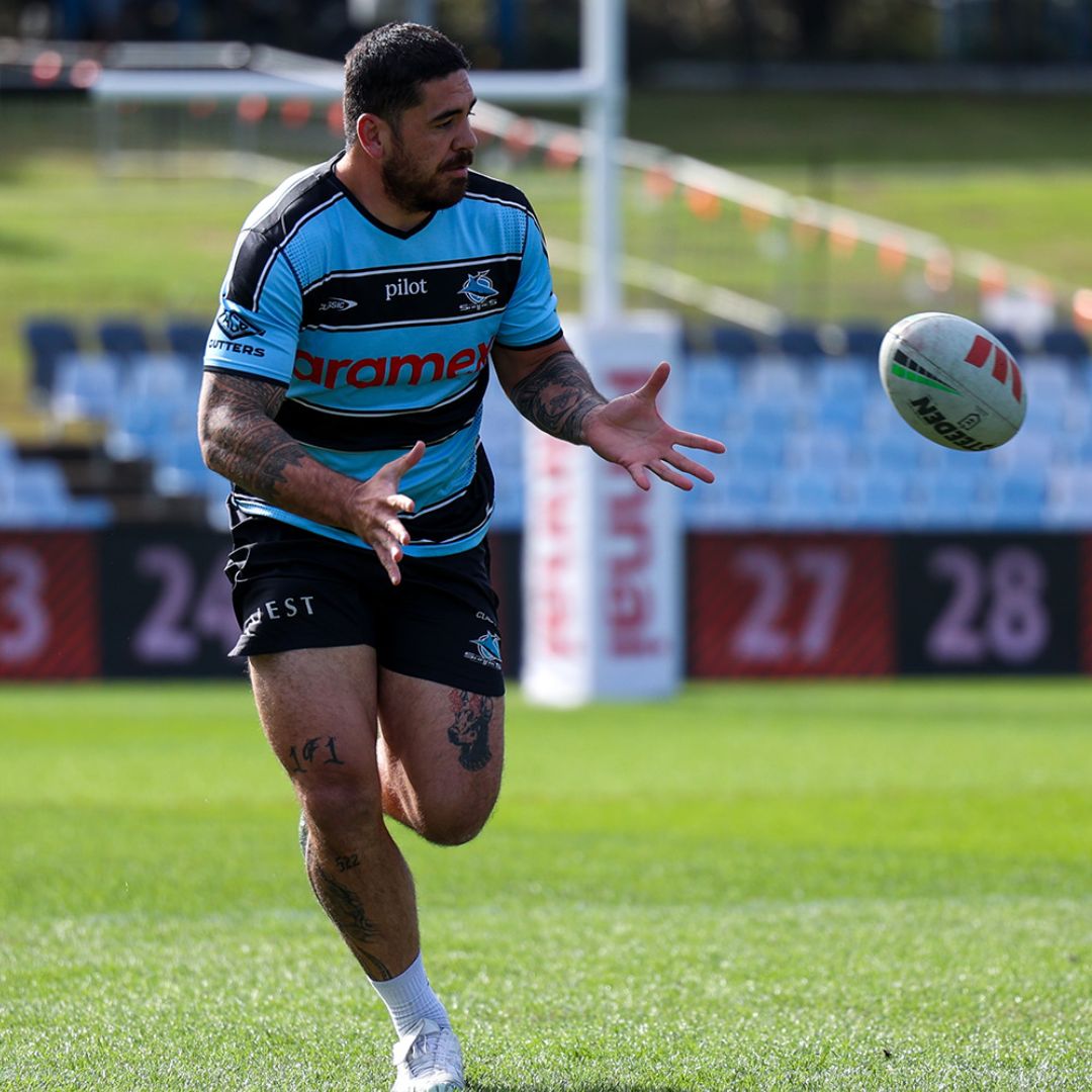 Cronulla Sutherland Sharks 2025 Warm Up Shirt